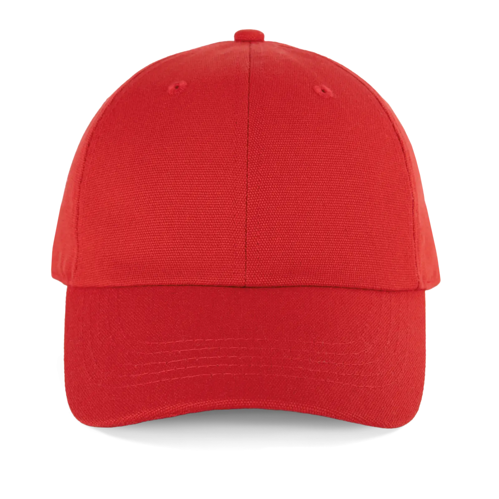 Casquette en toile de coton 6 panneaux - K-up Gold Label KP358 — Crimson Red