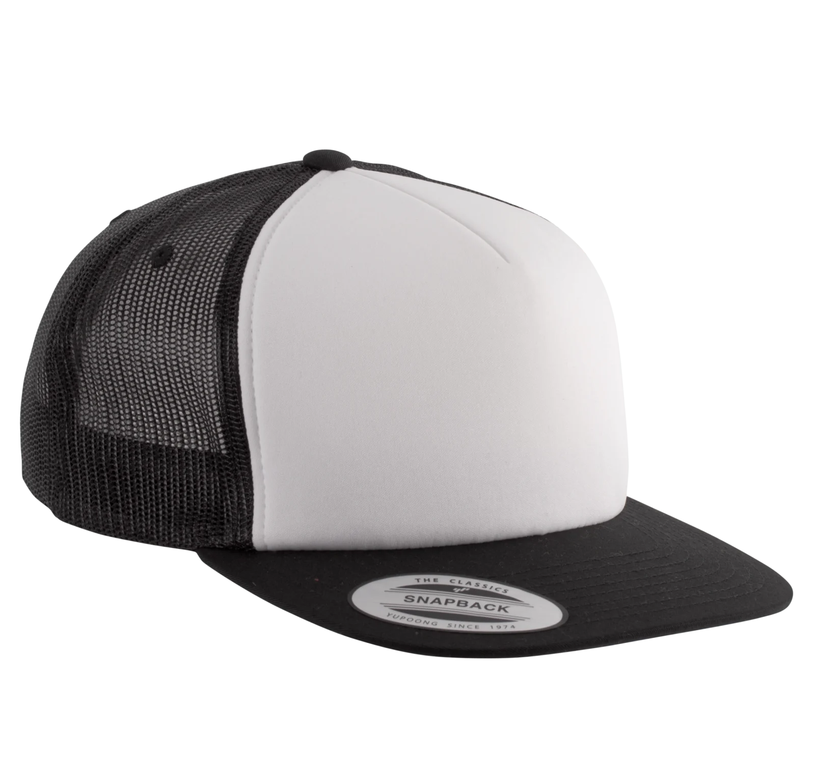 Casquette Trucker classique - 5 panneaux KP911 — Black / White