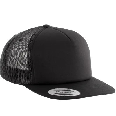 Casquette Trucker classique - 5 panneaux KP911 — Black