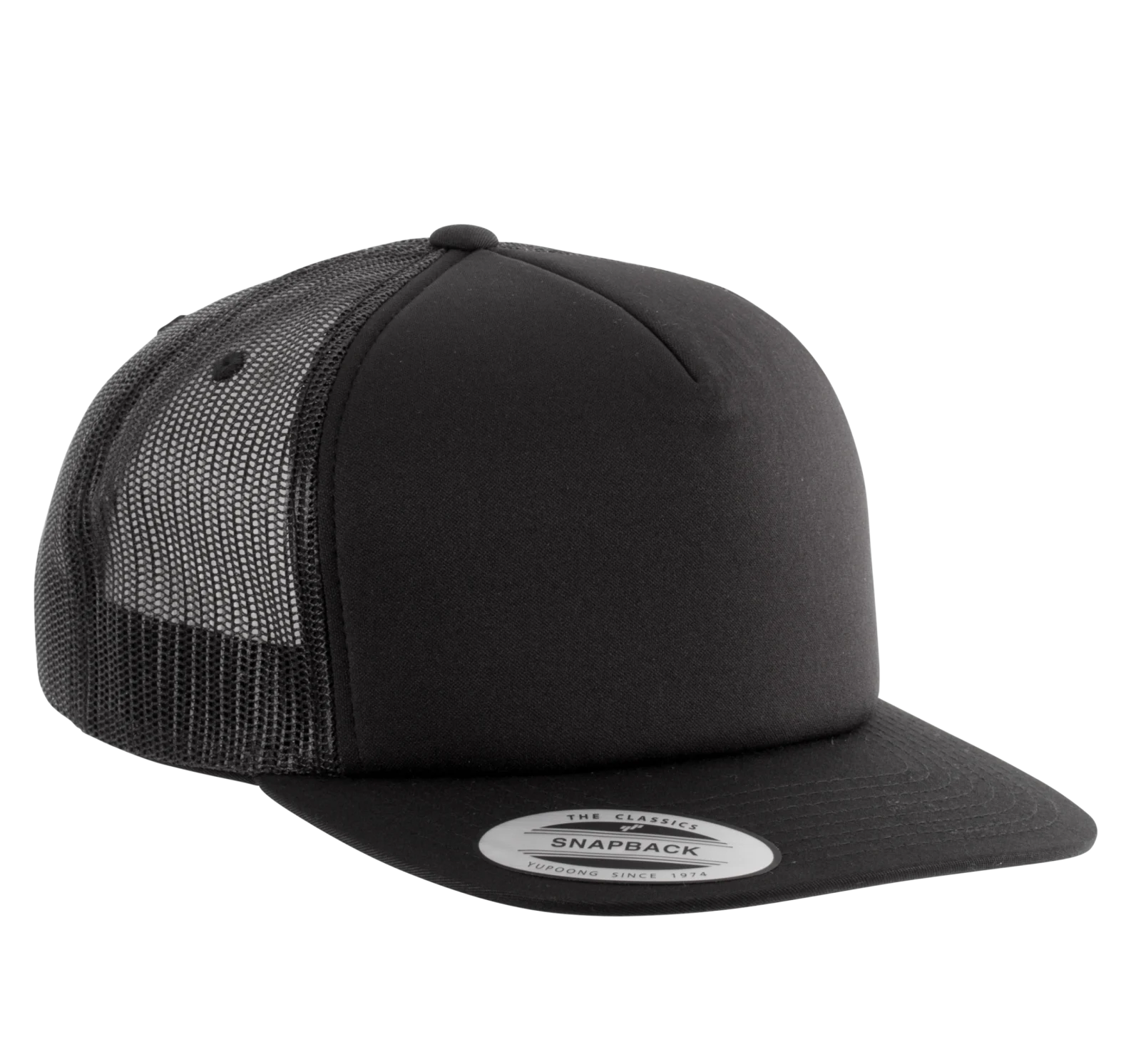 Casquette Trucker classique - 5 panneaux KP911 — Black