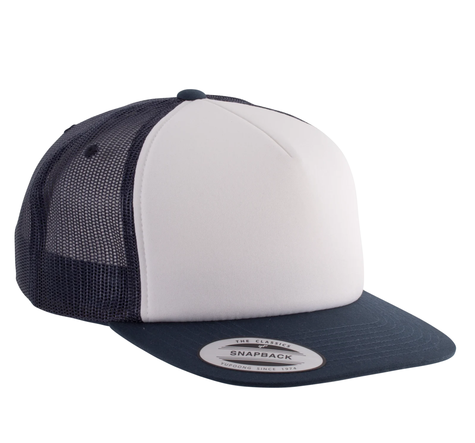Casquette Trucker classique - 5 panneaux KP911 — Navy / White / Navy
