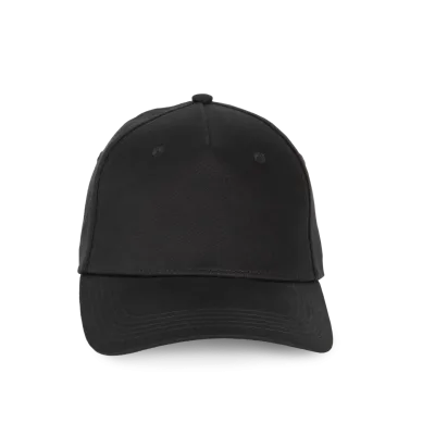 Casquette en coton recyclé - 5 panneaux KP916 — Black