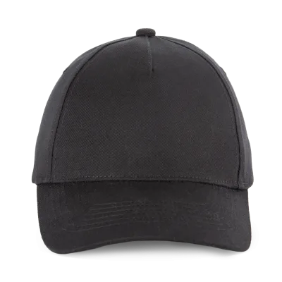 Casquette en coton recyclé 5 panneaux KP921 — Black Night