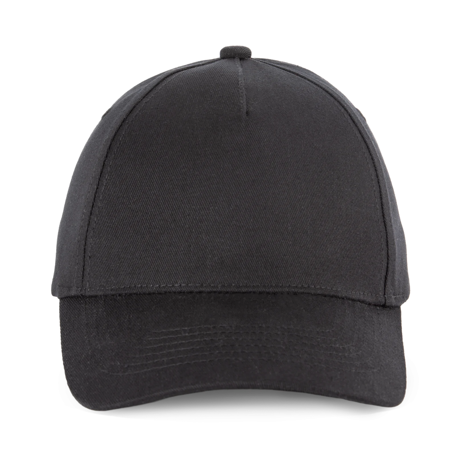 Casquette en coton recyclé 5 panneaux KP921 — Black Night