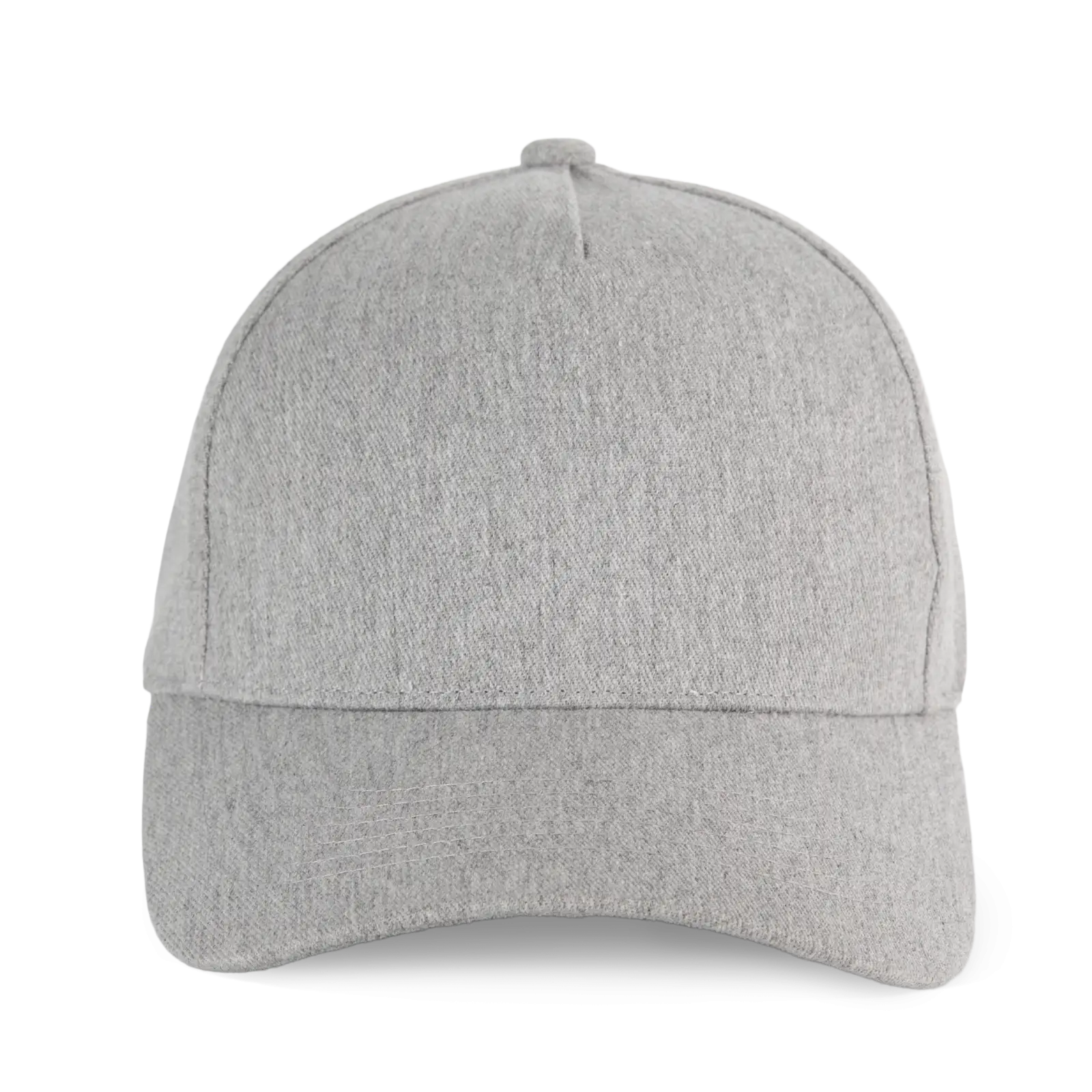 Casquette en coton recyclé 5 panneaux KP921 — Flint Grey