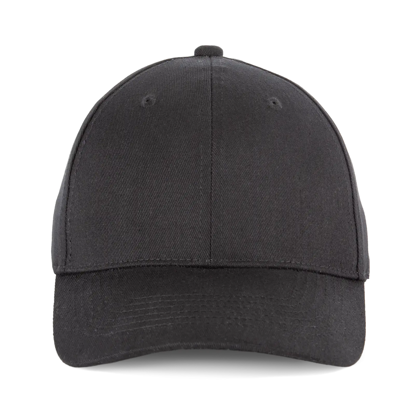 Casquette 6 panneaux en coton recyclé KP922 — Black Night