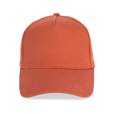 Casquette écoresponsable 5 panneaux unisexe NS037 — Burnt Brick