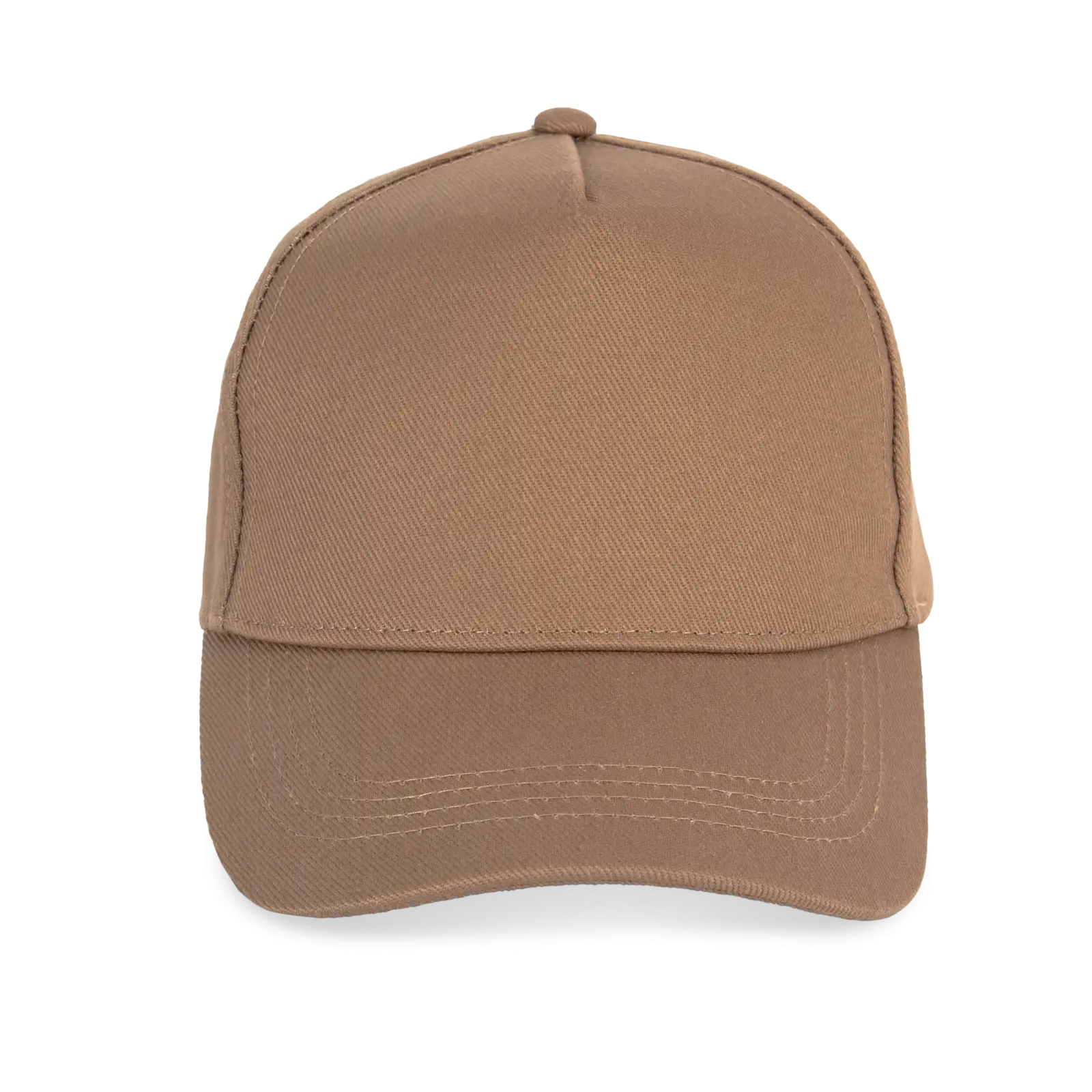 Casquette écoresponsable 5 panneaux unisexe NS037 — Dark camel