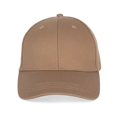 Casquette écoresponsable 6 panneaux unisexe NS038 — Dark camel