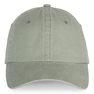 Casquette écoresponsable délavée unisexe NS040 — Washed Almond Green