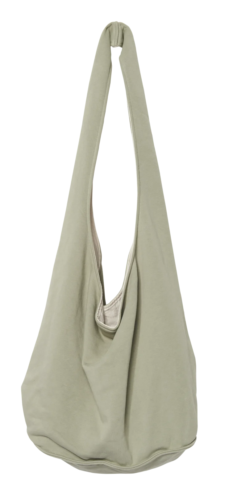 Sac bandoulière en molleton NS107 — Almond Green