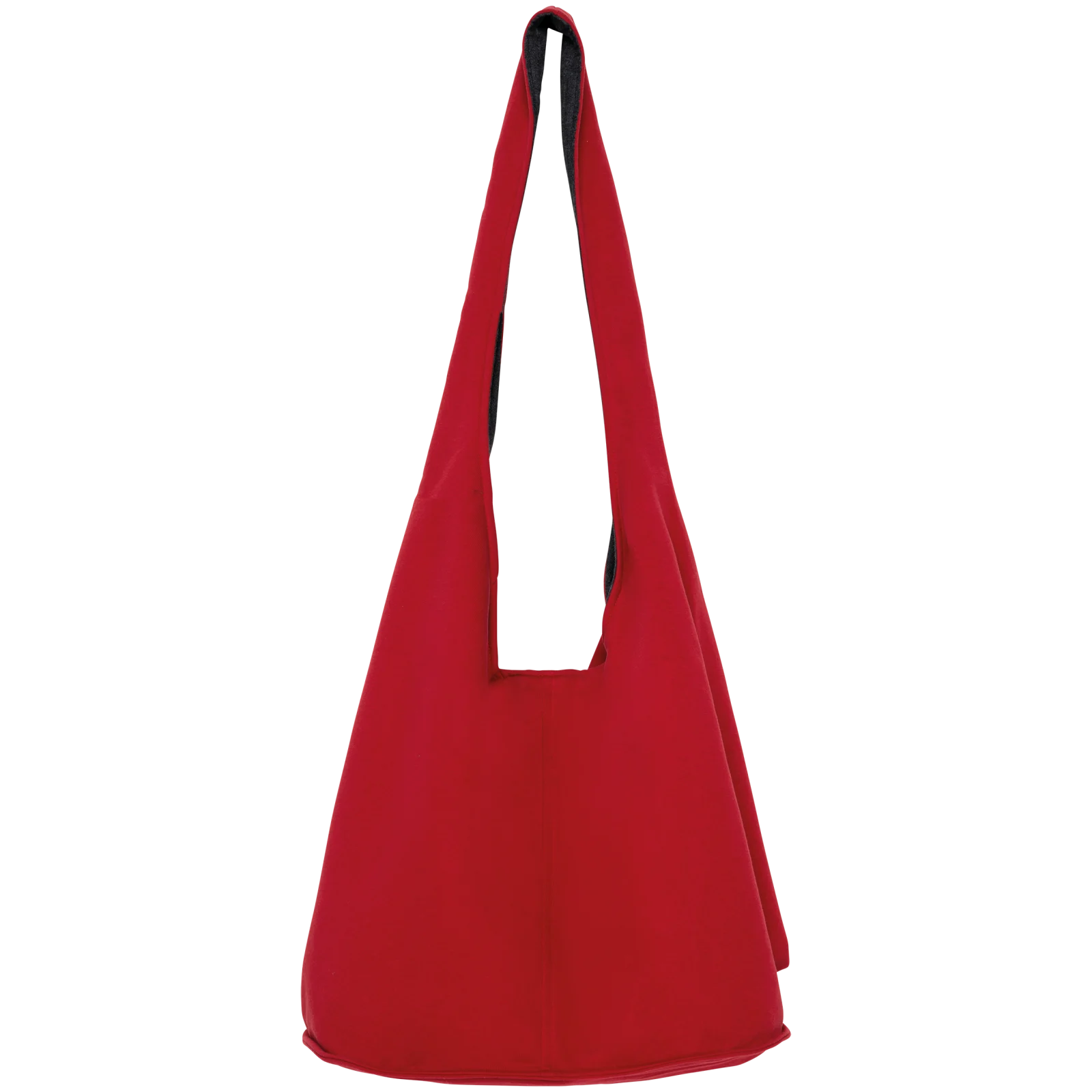 Sac bandoulière en molleton NS107 — Hibiscus Red