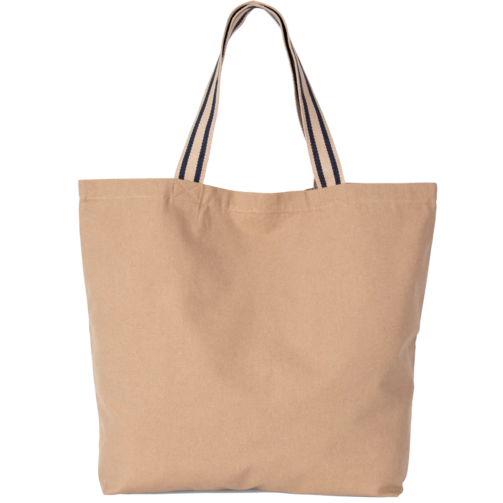Grand sac shopping écoresponsable NS110 — Hemp / Desert Sand / Horizon Blue Stripe
