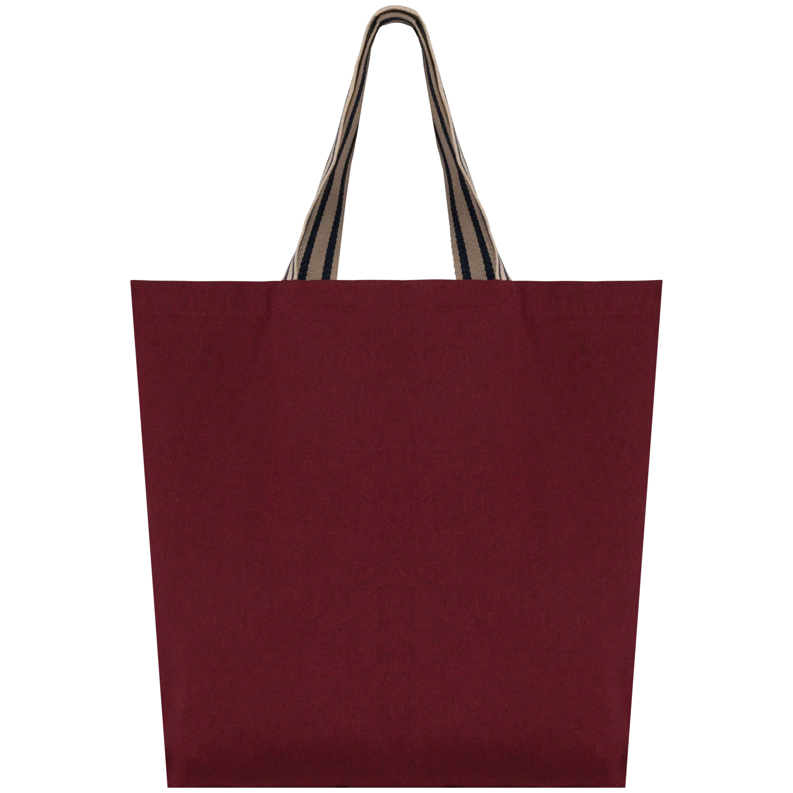 Grand sac shopping écoresponsable NS110 — Rosewood / Desert Sand / Horizon Blue Stripes