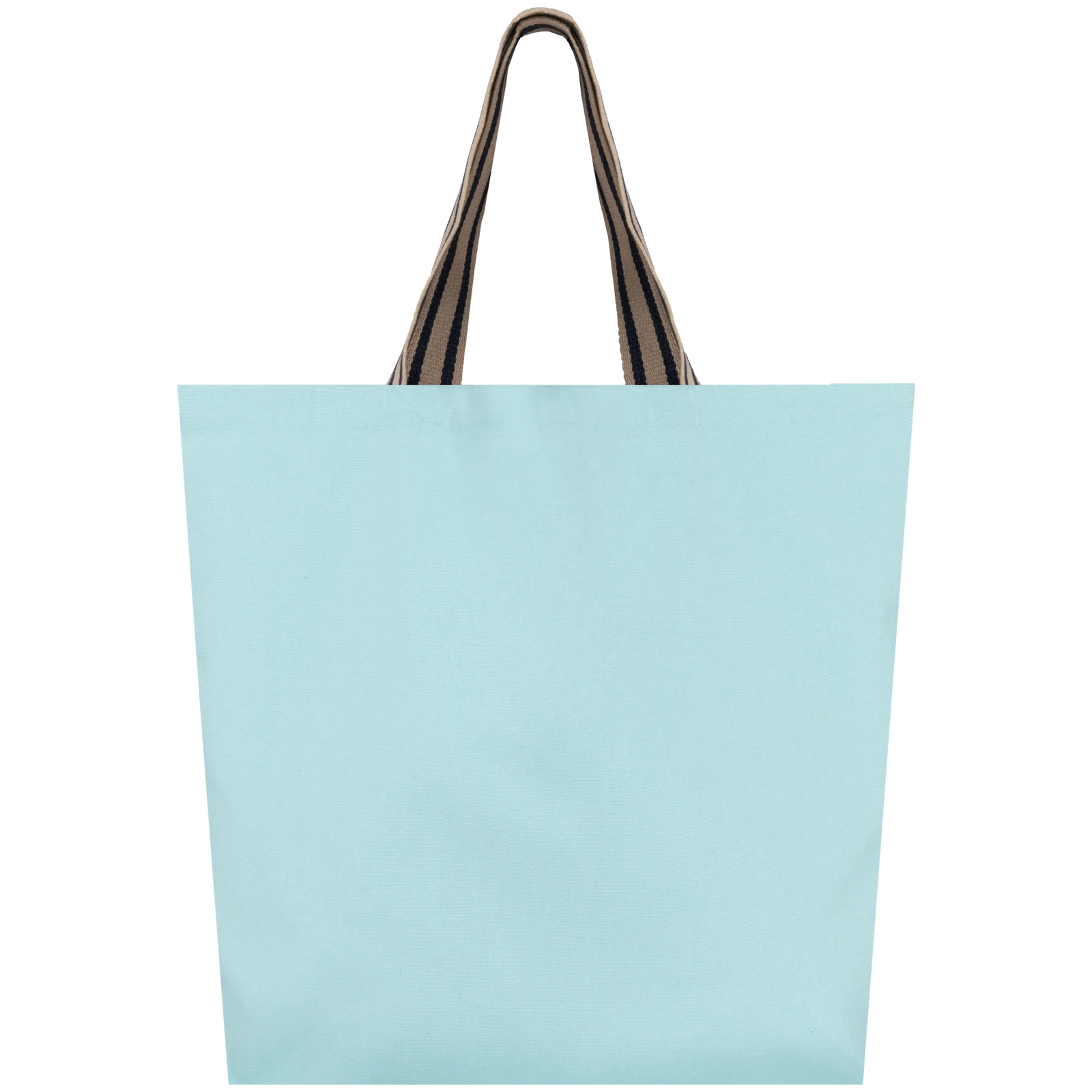 Grand sac shopping écoresponsable NS110 — Topaz Blue / Desert Sand / Horizon Blue Stripes