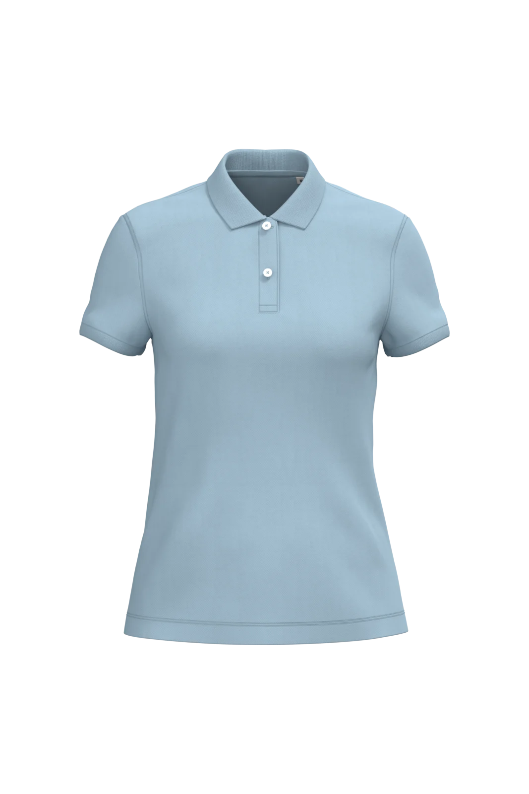 Polo écoresponsable maille piquée femme NS208 — Aquamarine