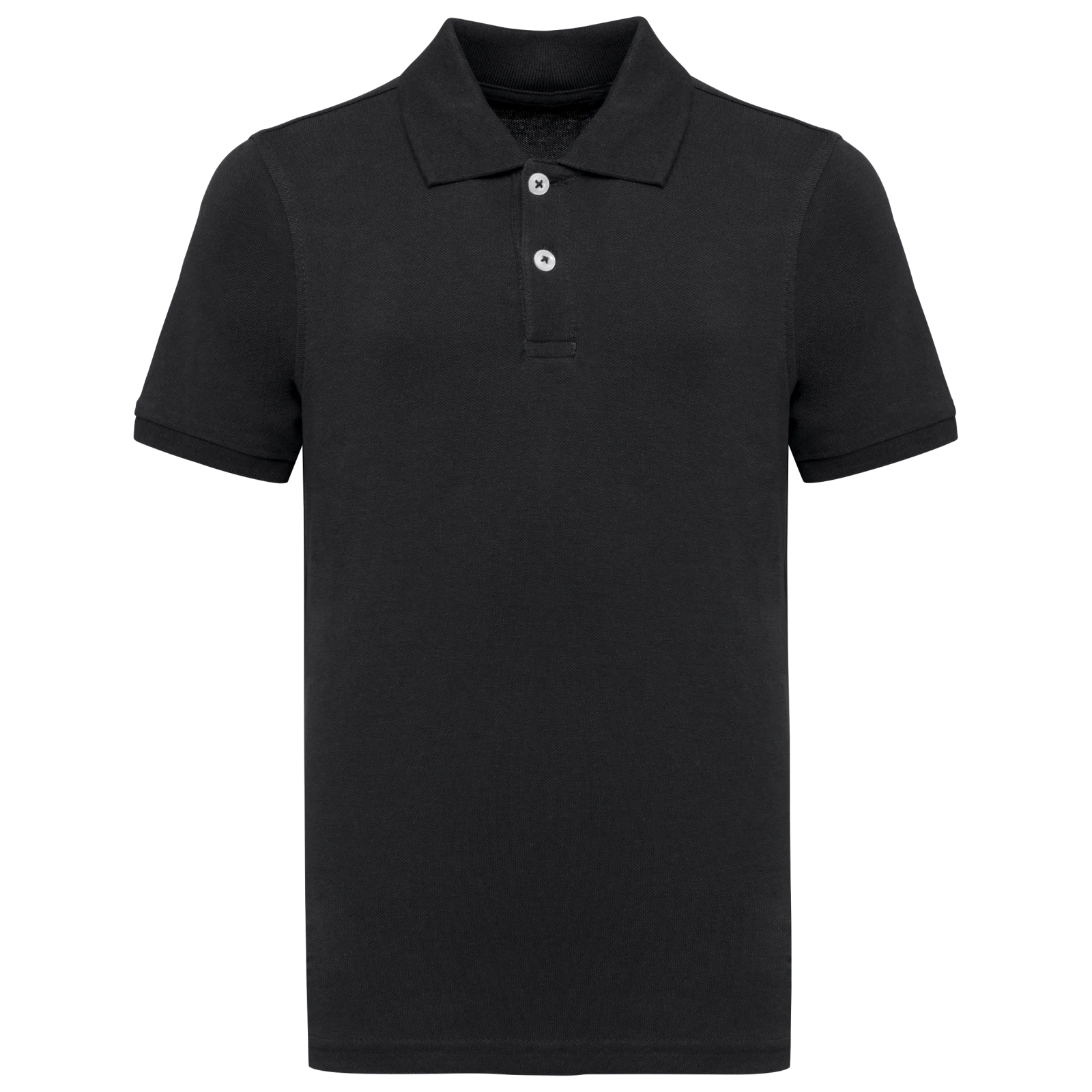 Polo écoresponsable maille piquée enfant NS209 — Black