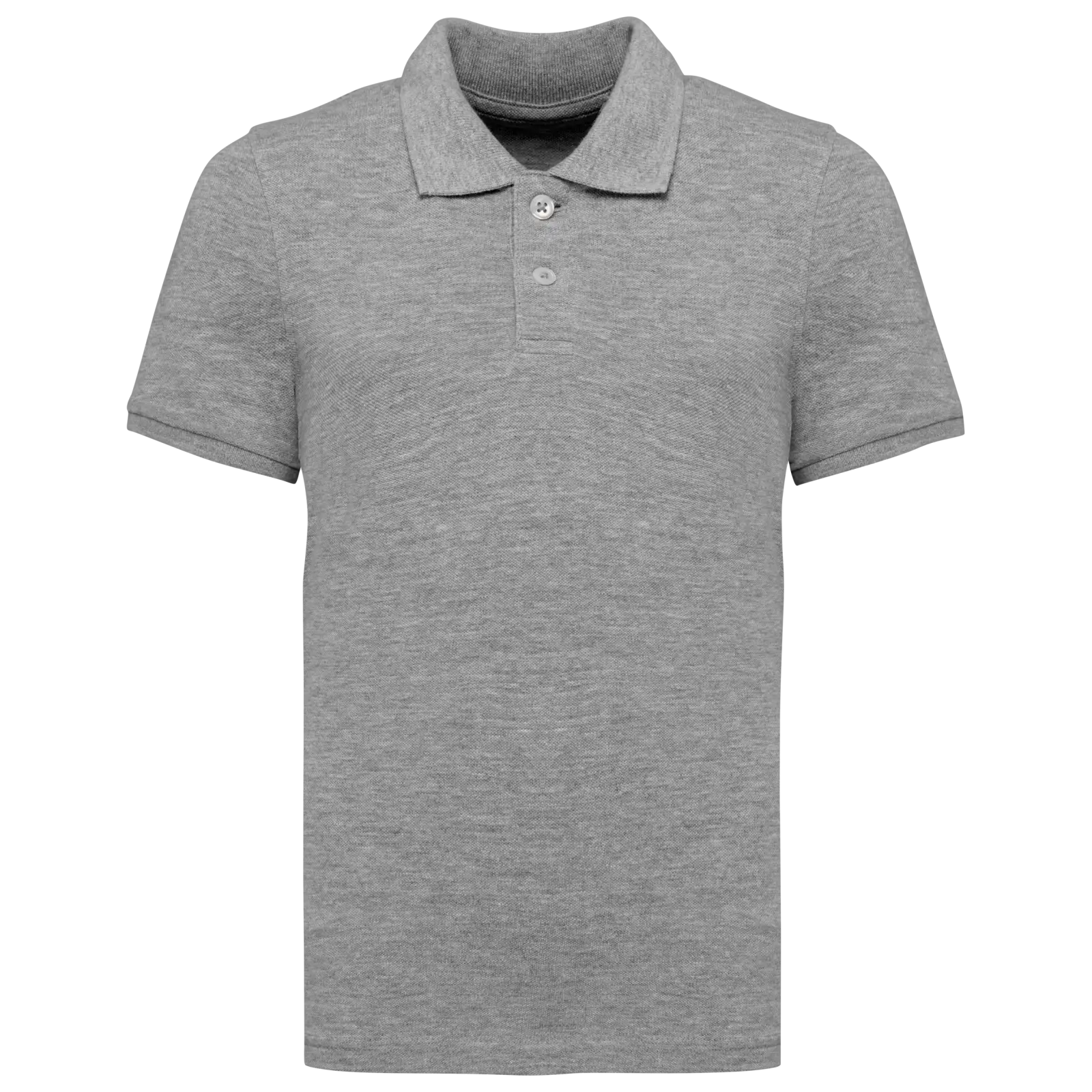 Polo écoresponsable maille piquée enfant NS209 — Moon Grey Heather