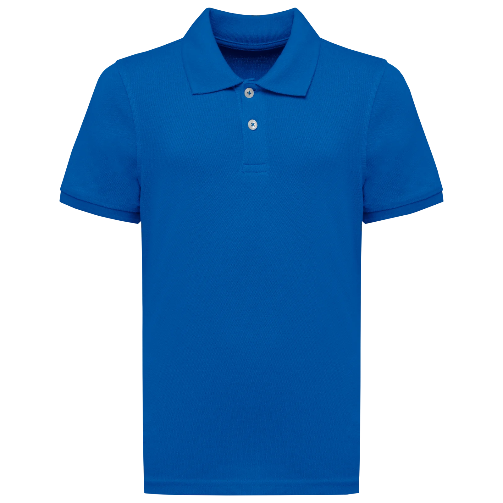 Polo écoresponsable maille piquée enfant NS209 — Sea Blue
