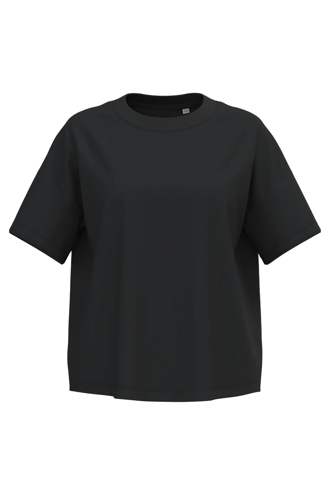 T-shirt écoresponsable oversize femme NS313 — Black