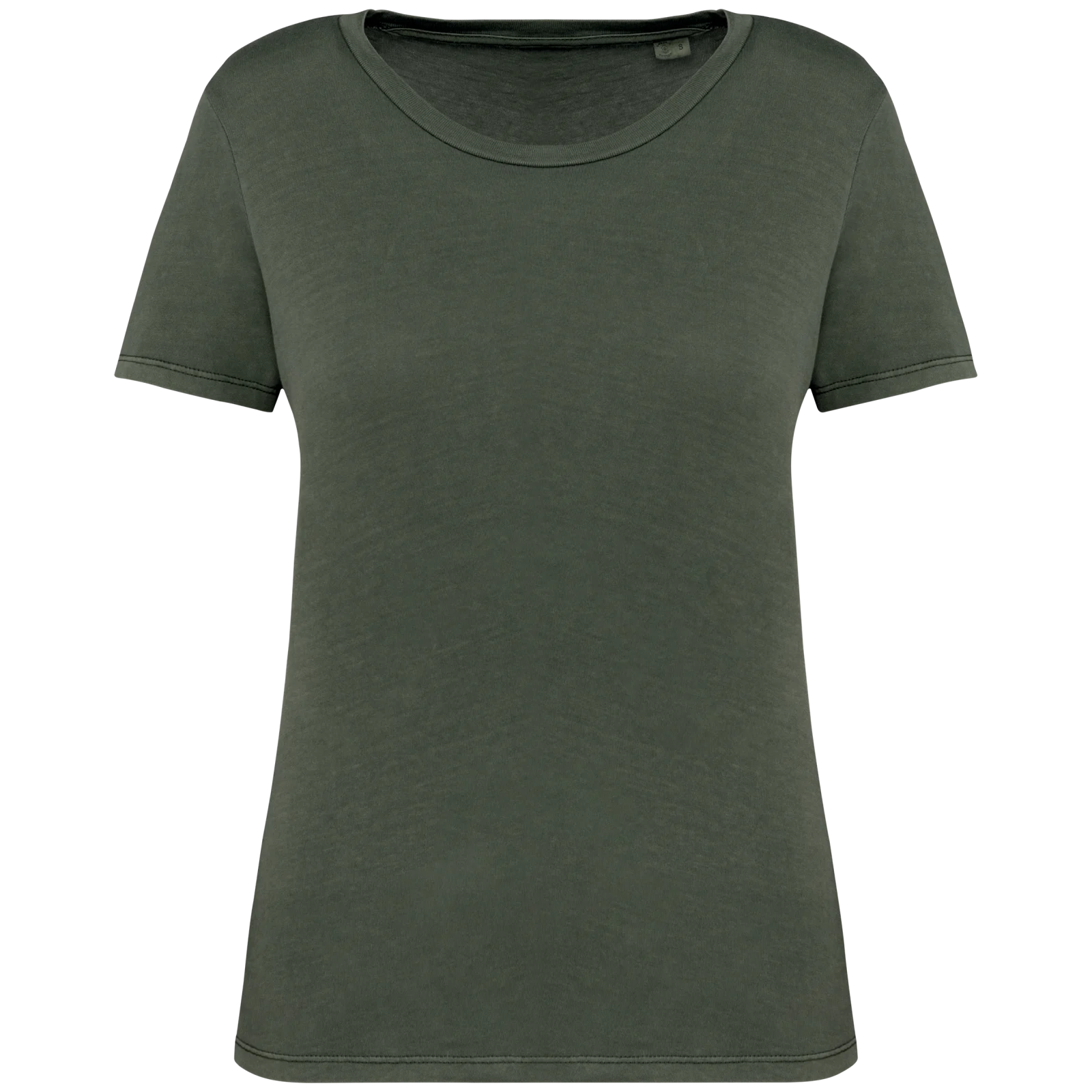 T-shirt écoresponsable délavé femme NS316 — Washed Organic Khaki