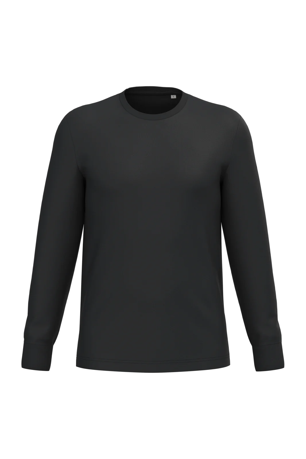T-shirt écoresponsable manches longues unisexe NS333 — Black