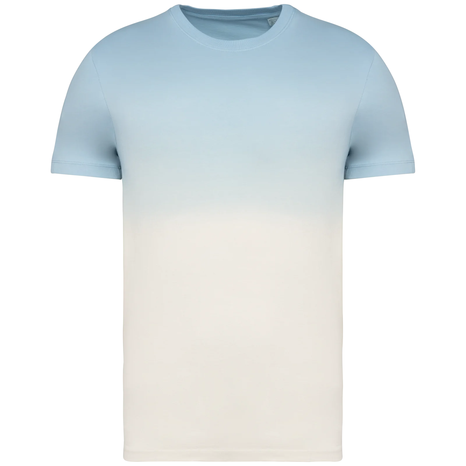T-shirt écoresponsable Dip Dye unisexe NS345 — Dip Dye Aquamarine