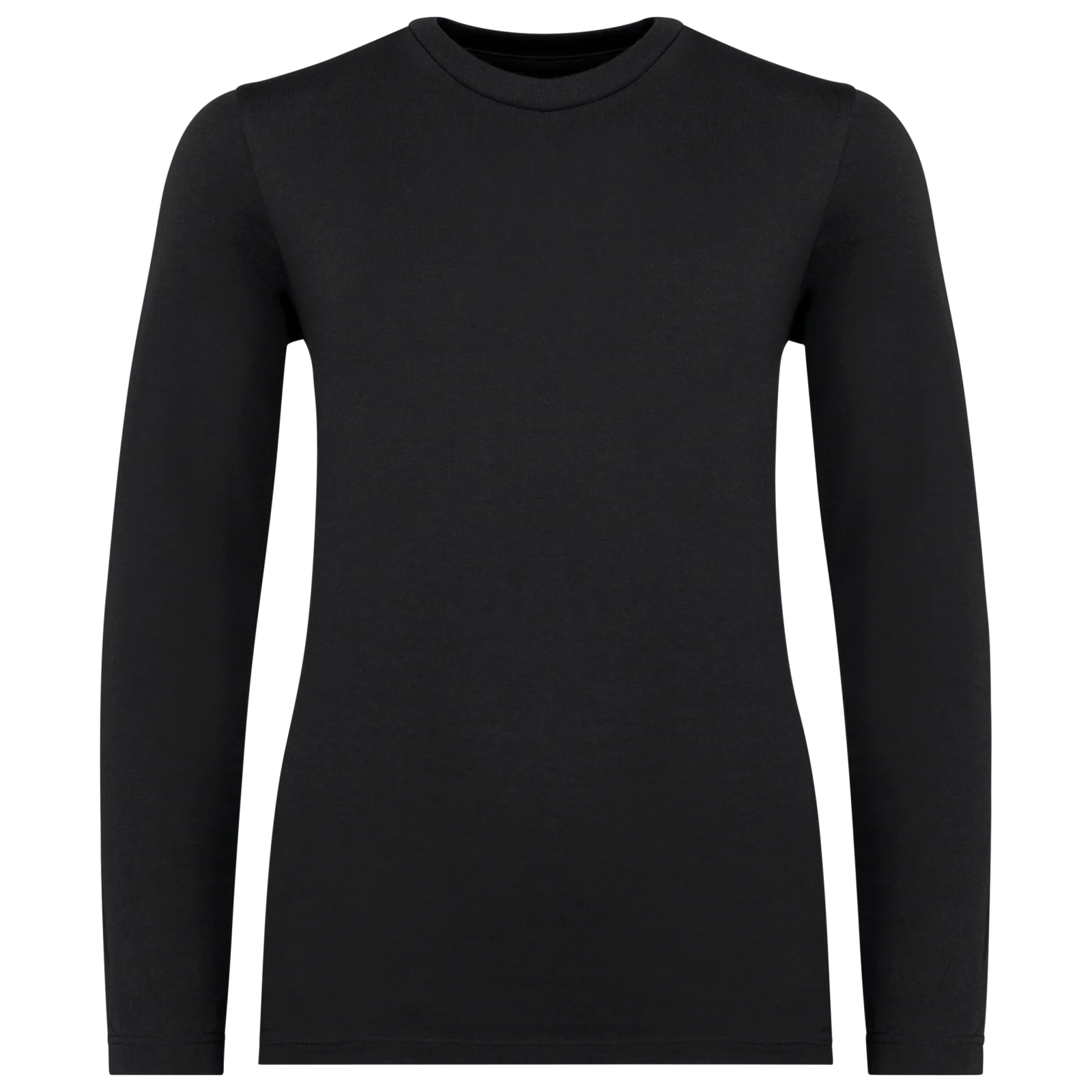 T-shirt écoresponsable manches longues enfant NS346 — Black
