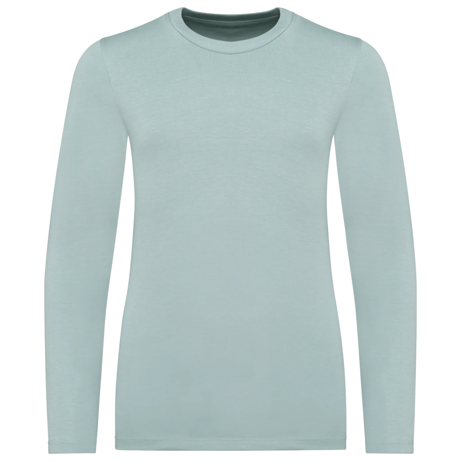 T-shirt écoresponsable manches longues enfant NS346 — Jade Green