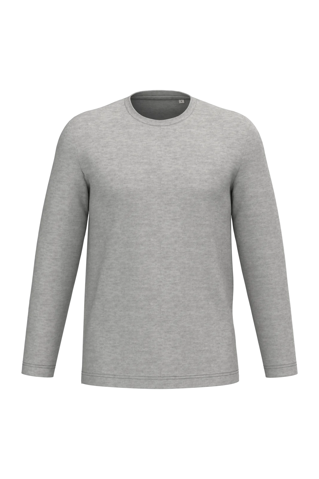 T-shirt écoresponsable manches longues unisexe NS347 — Moon Grey Heather