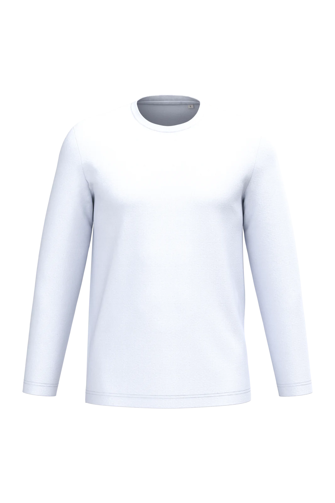 T-shirt écoresponsable manches longues unisexe NS347 — White