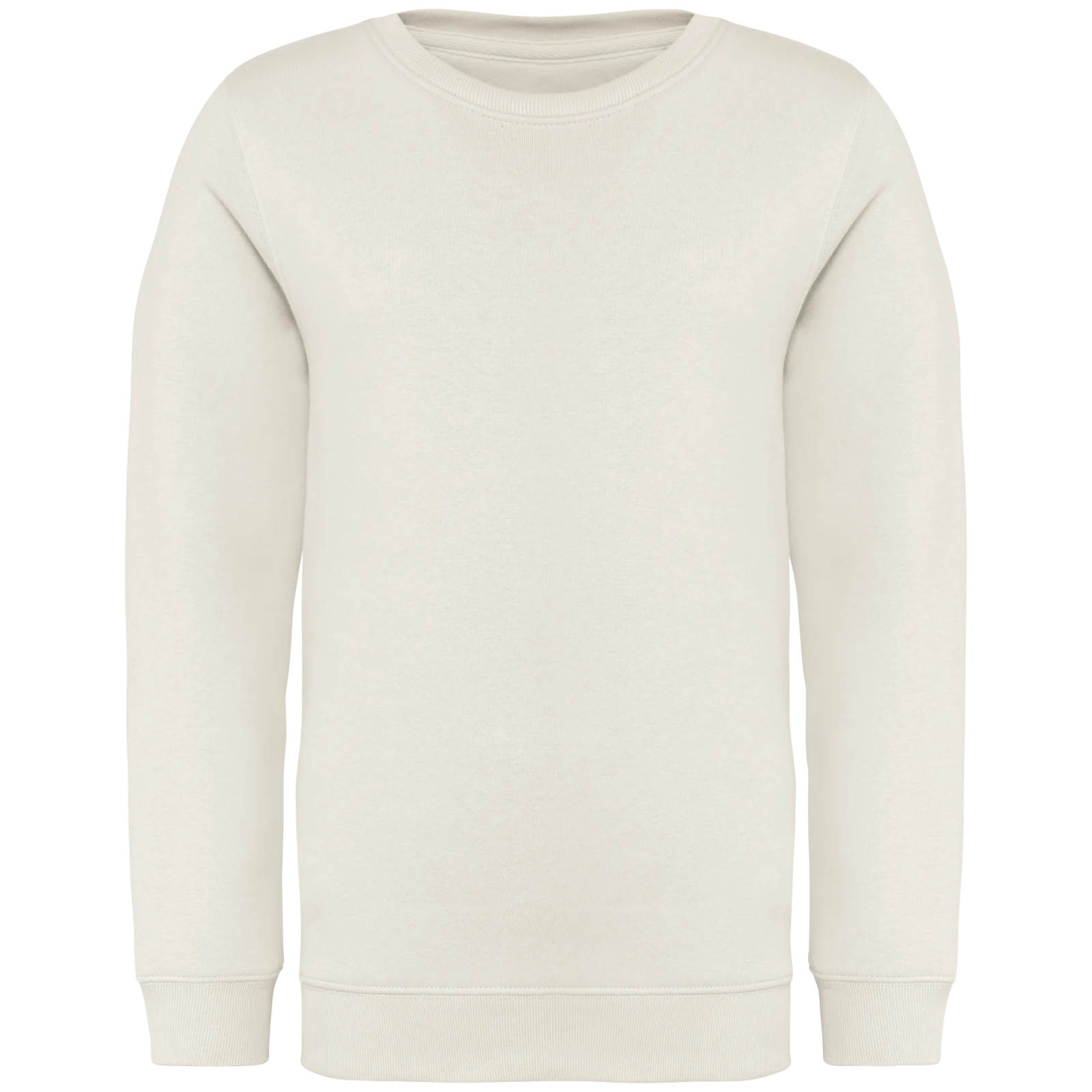 Sweat-shirt écoresponsable à col rond enfant NS403 — Ivory