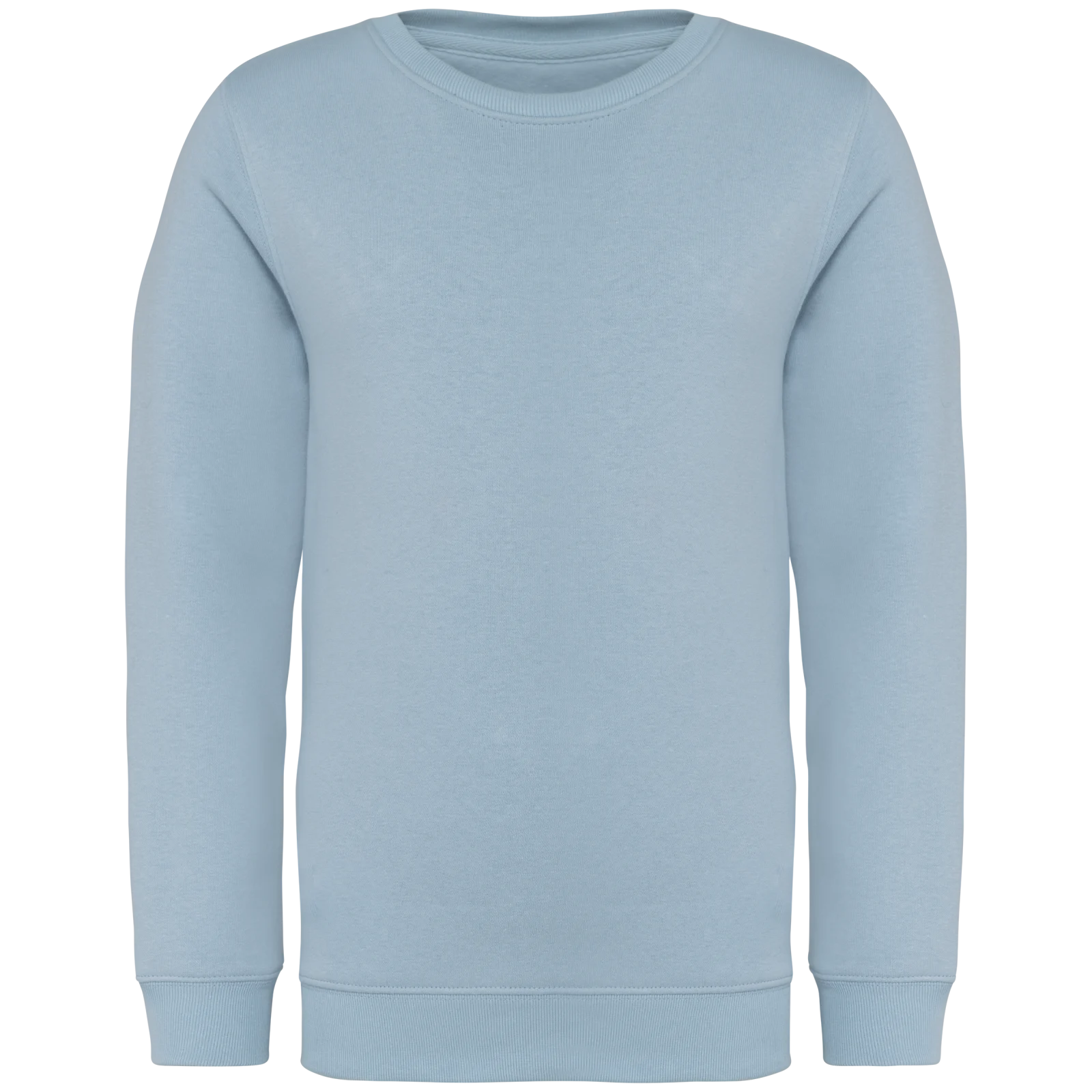Sweat-shirt écoresponsable à col rond enfant NS403 — Aquamarine