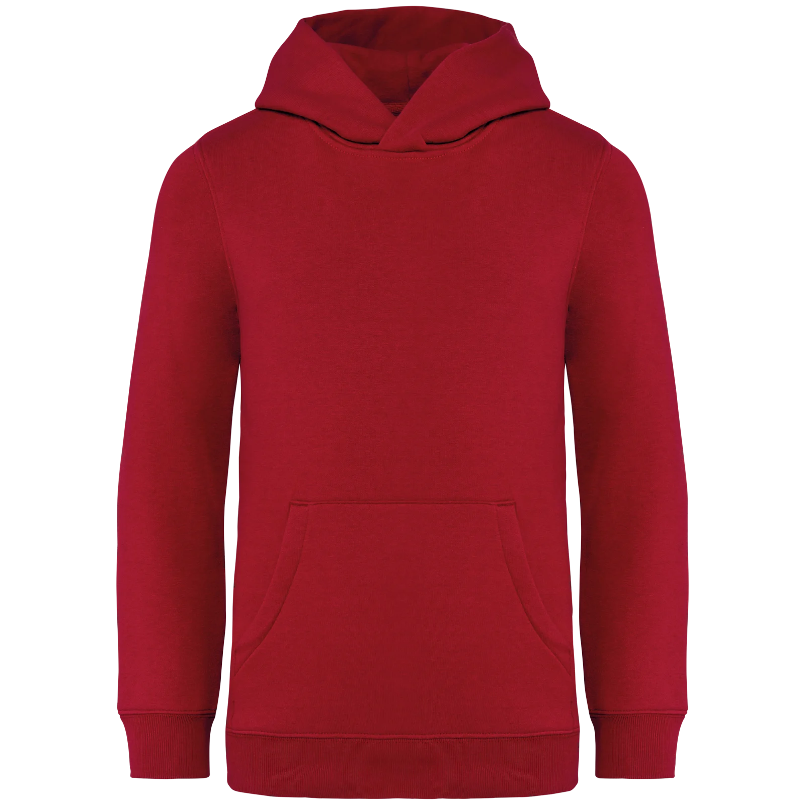 Sweat-shirt écoresponsable à capuche enfant NS404 — Hibiscus Red