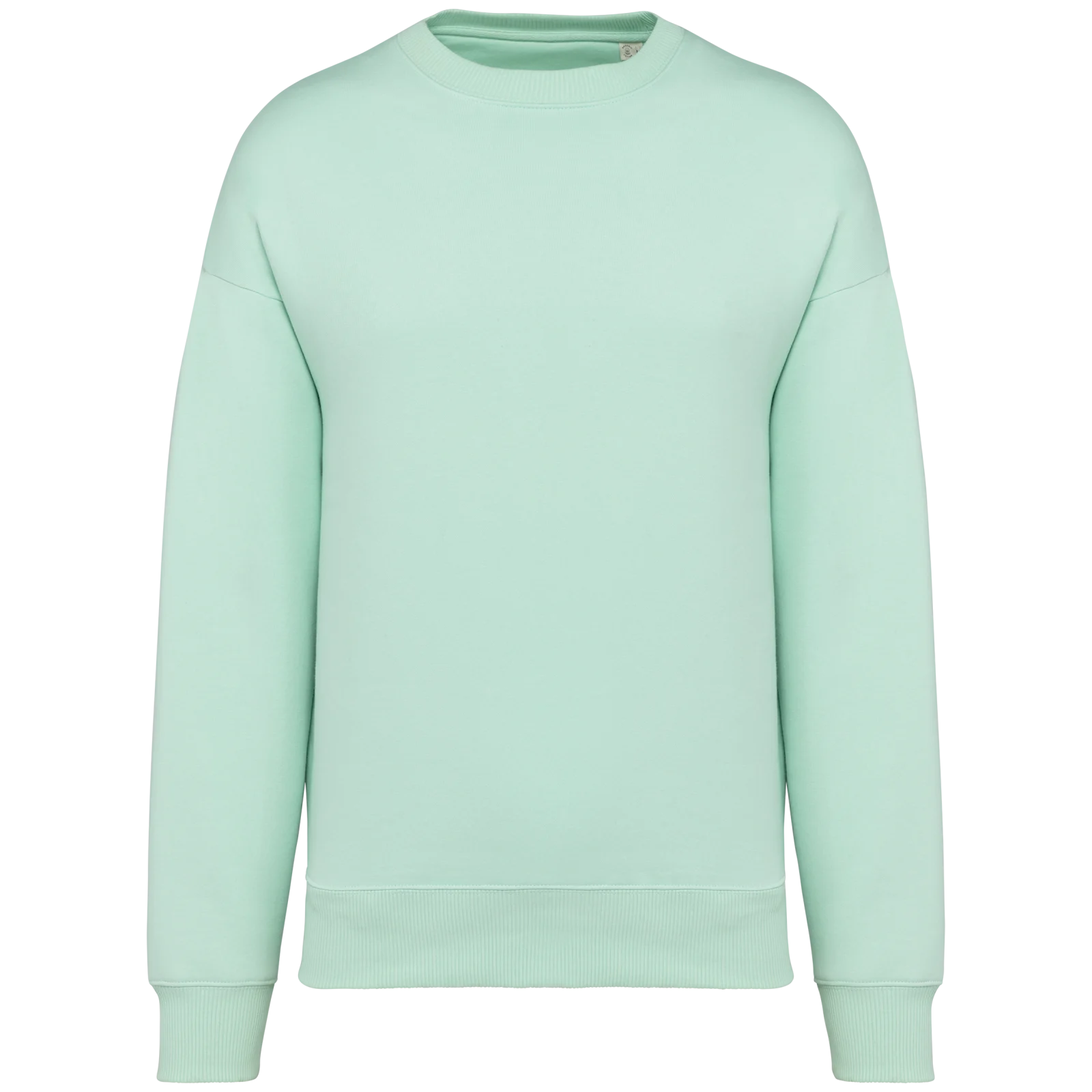 Sweat-shirt écoresponsable à col rond oversize unisexe NS407 — Brook Green