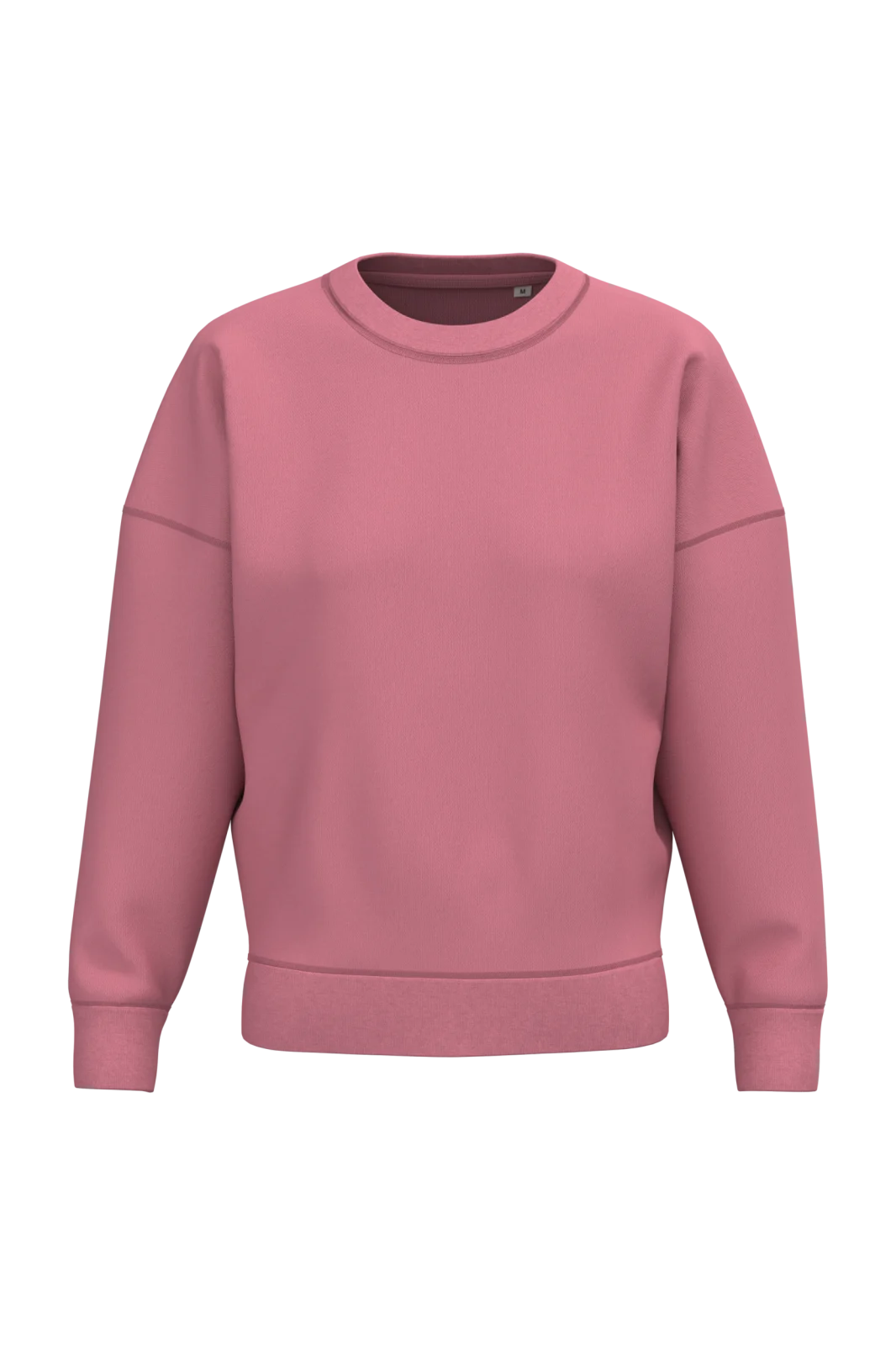 Sweat-shirt écoresponsable à col rond à épaules tombantes femme NS439 — Antique Rose