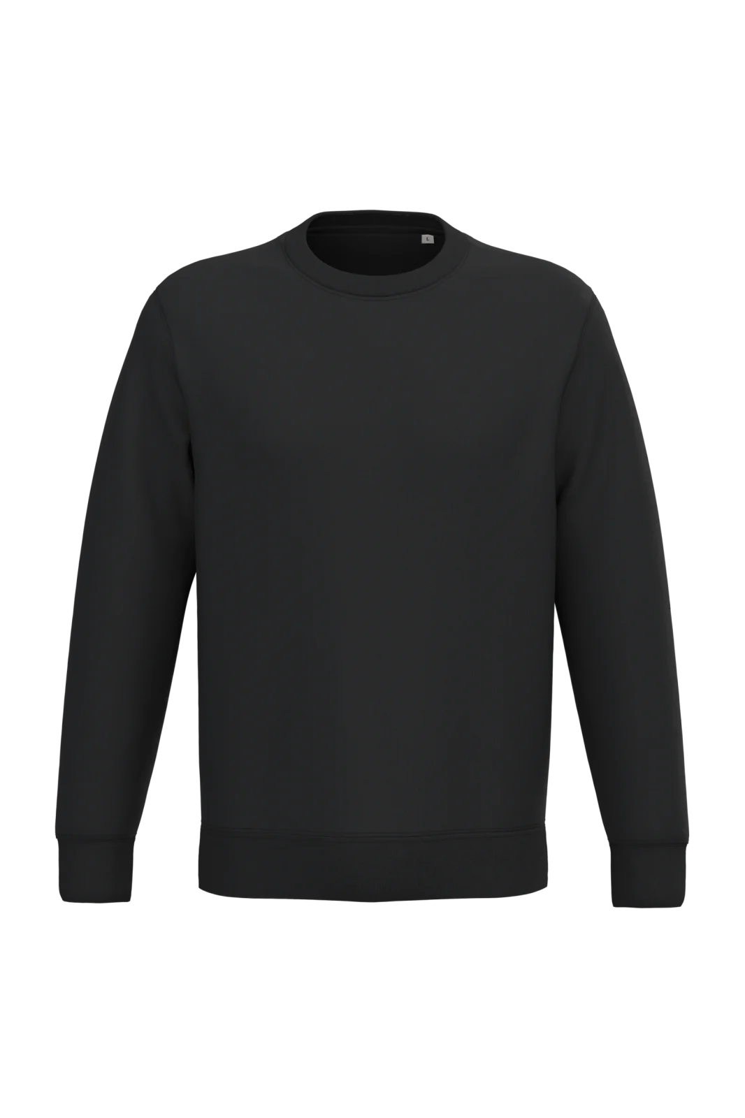 Sweat-shirt écoresponsable à col rond unisexe NS443 — Black