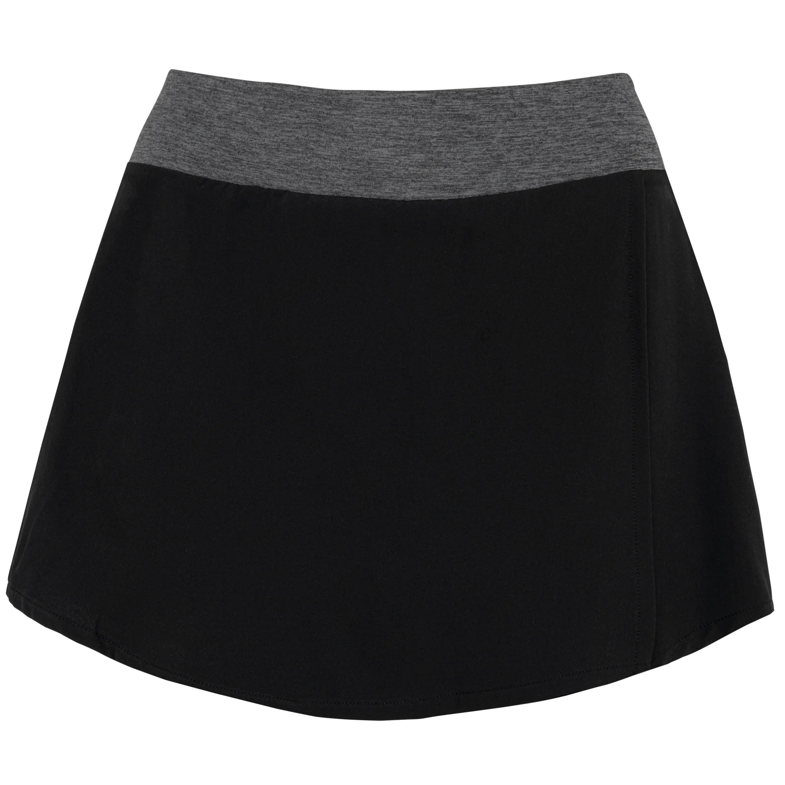 Jupe de padel avec short intégré PA1031 — Black / Marl Dark Grey