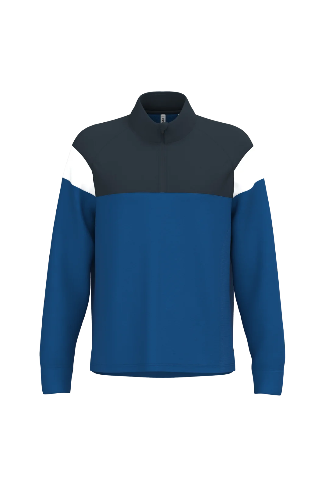 Sweat d'entrainement 1/4 zip unisexe PA387 — Dark Royal Blue / Navy