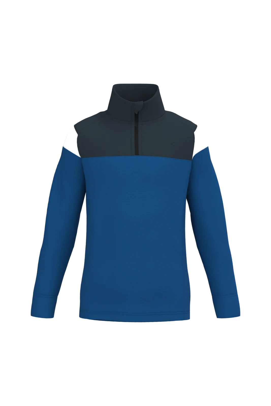 Sweat d'entrainement 1/4 zip enfant PA388 — Dark Royal Blue / Navy
