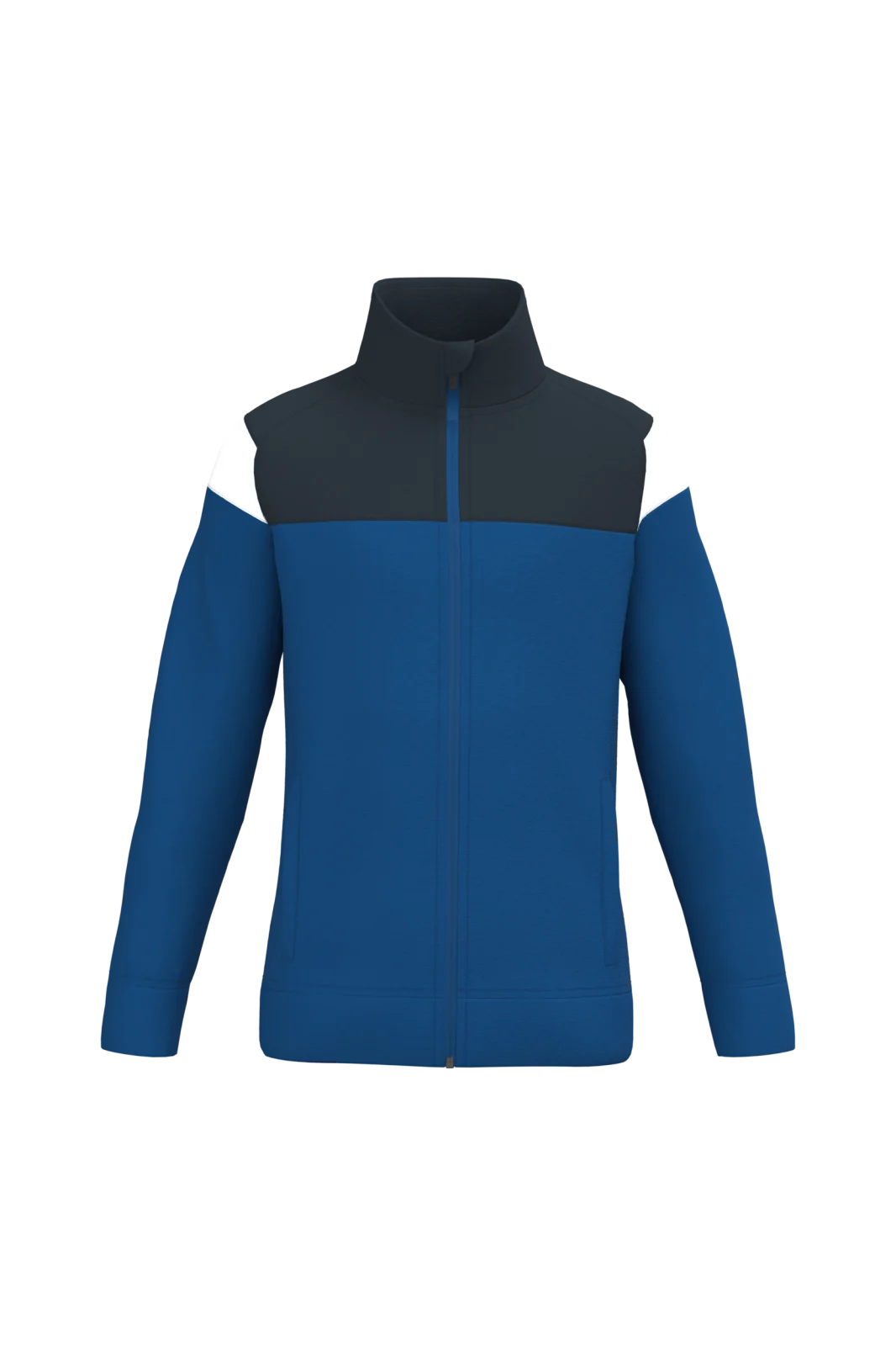 Veste de survêtement zippée enfant PA391 — Dark Royal Blue / Navy