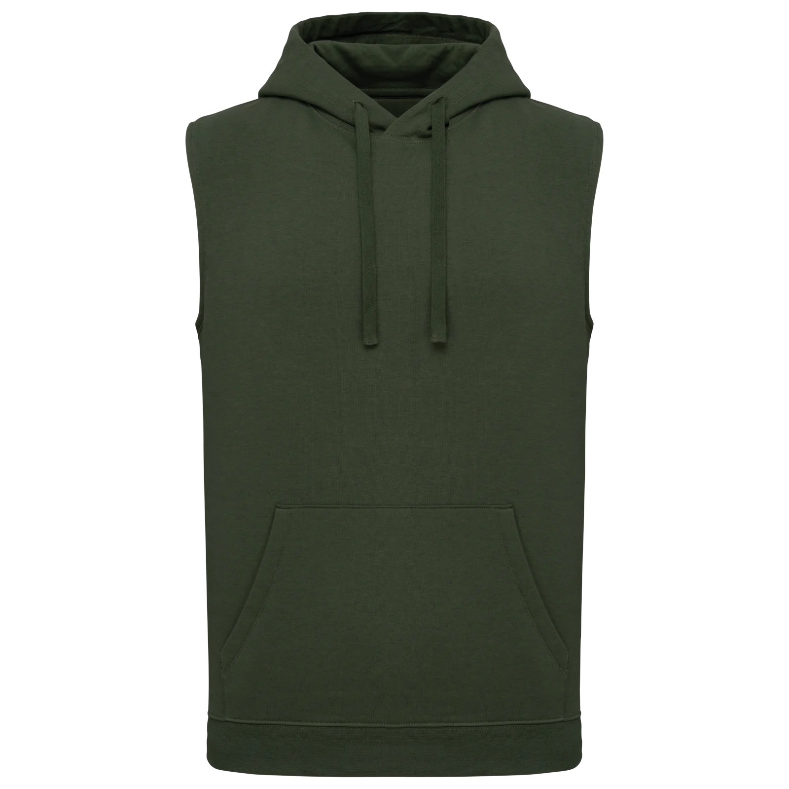 Sweat-shirt à capuche sans manches unisexe PA393 — Sporty Khaki