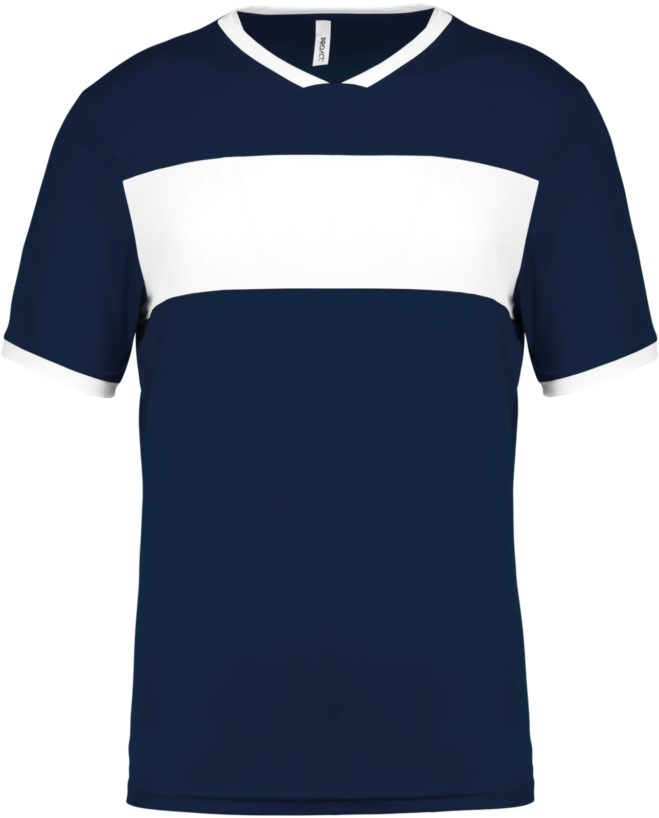 Maillot multisport manches courtes enfant PA4001 — Sporty Navy / White