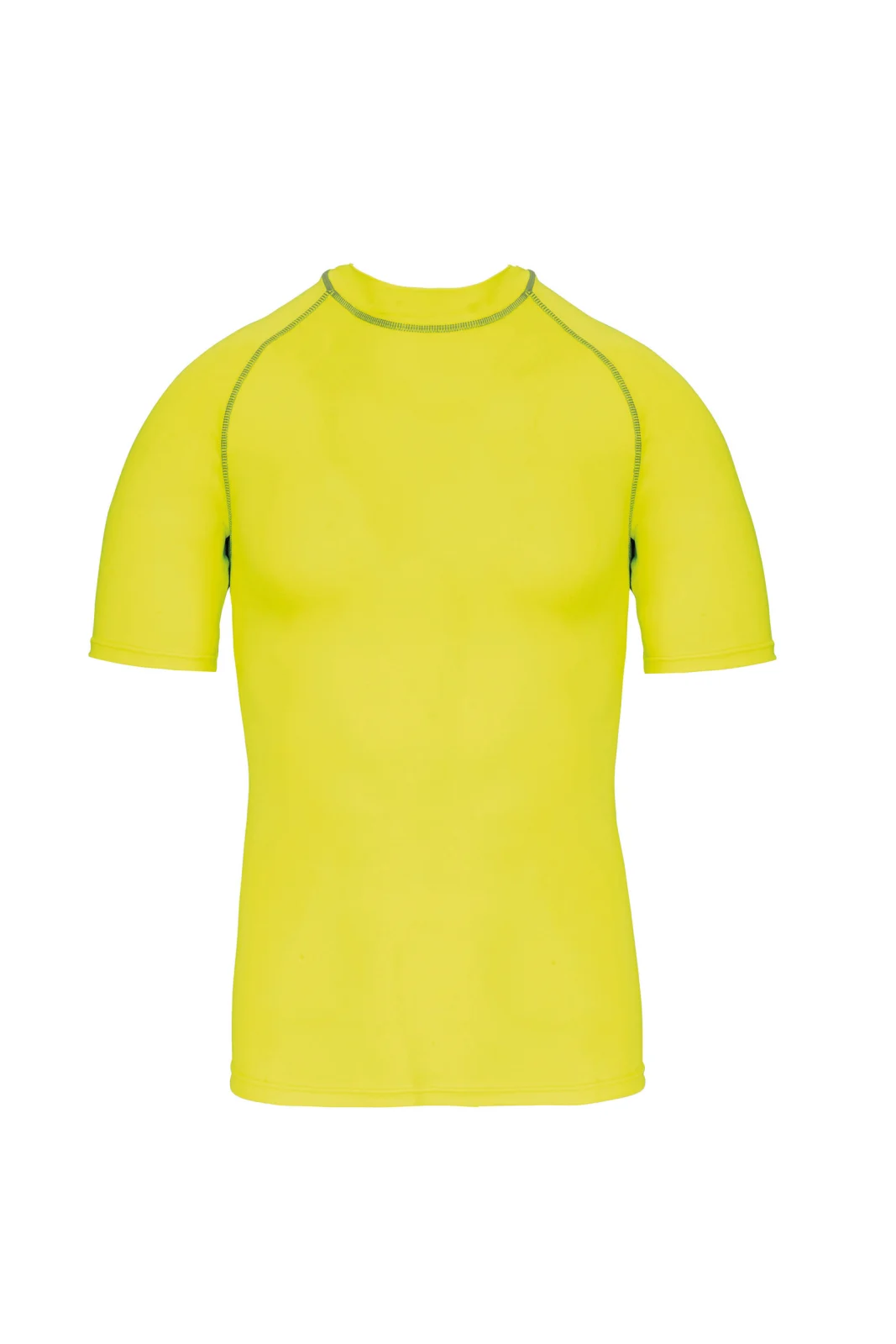 T-shirt technique à manches courtes avec protection anti-UV enfant PA4008 — Fluorescent Yellow