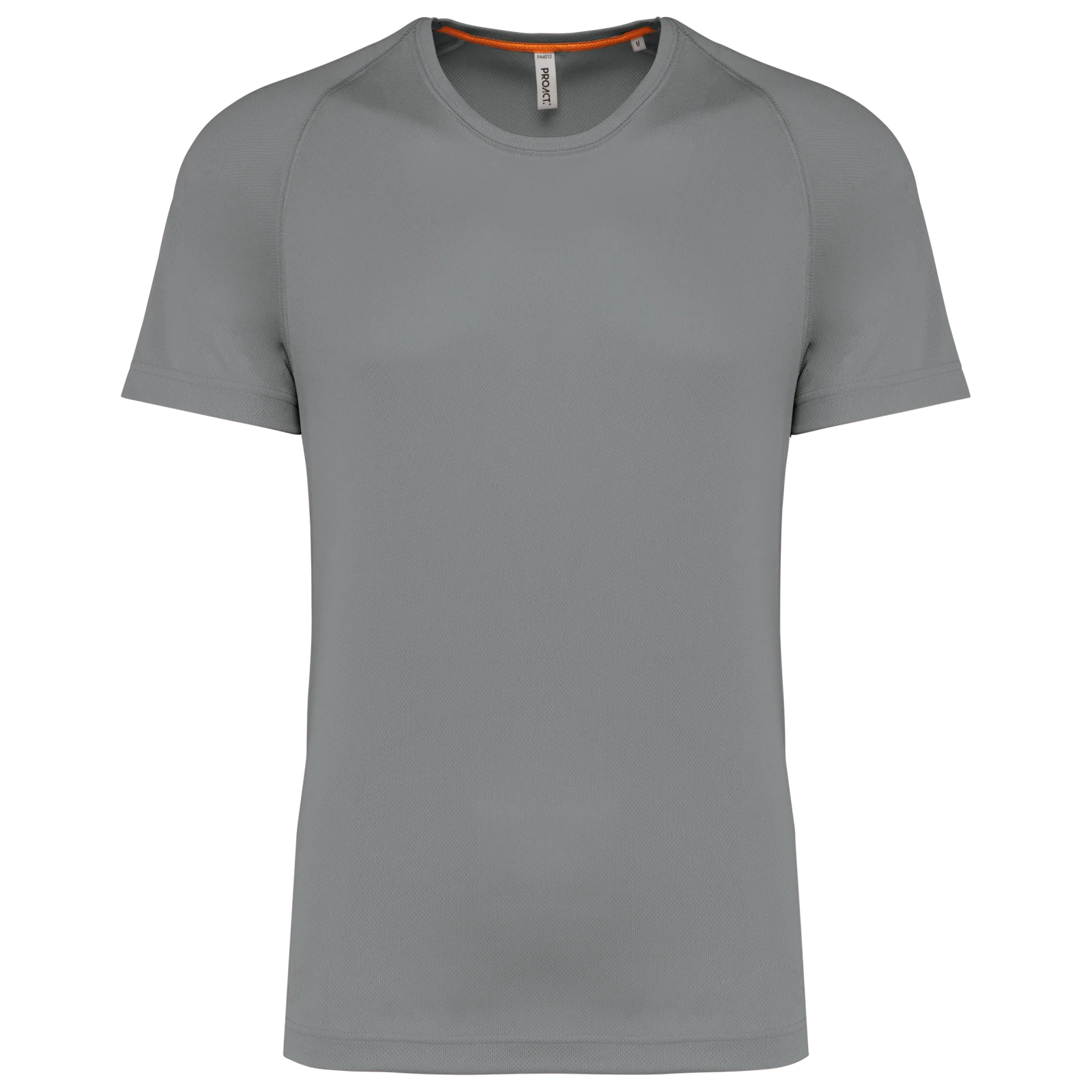 T-shirt de sport à col rond recyclé homme PA4012 — Fine Grey