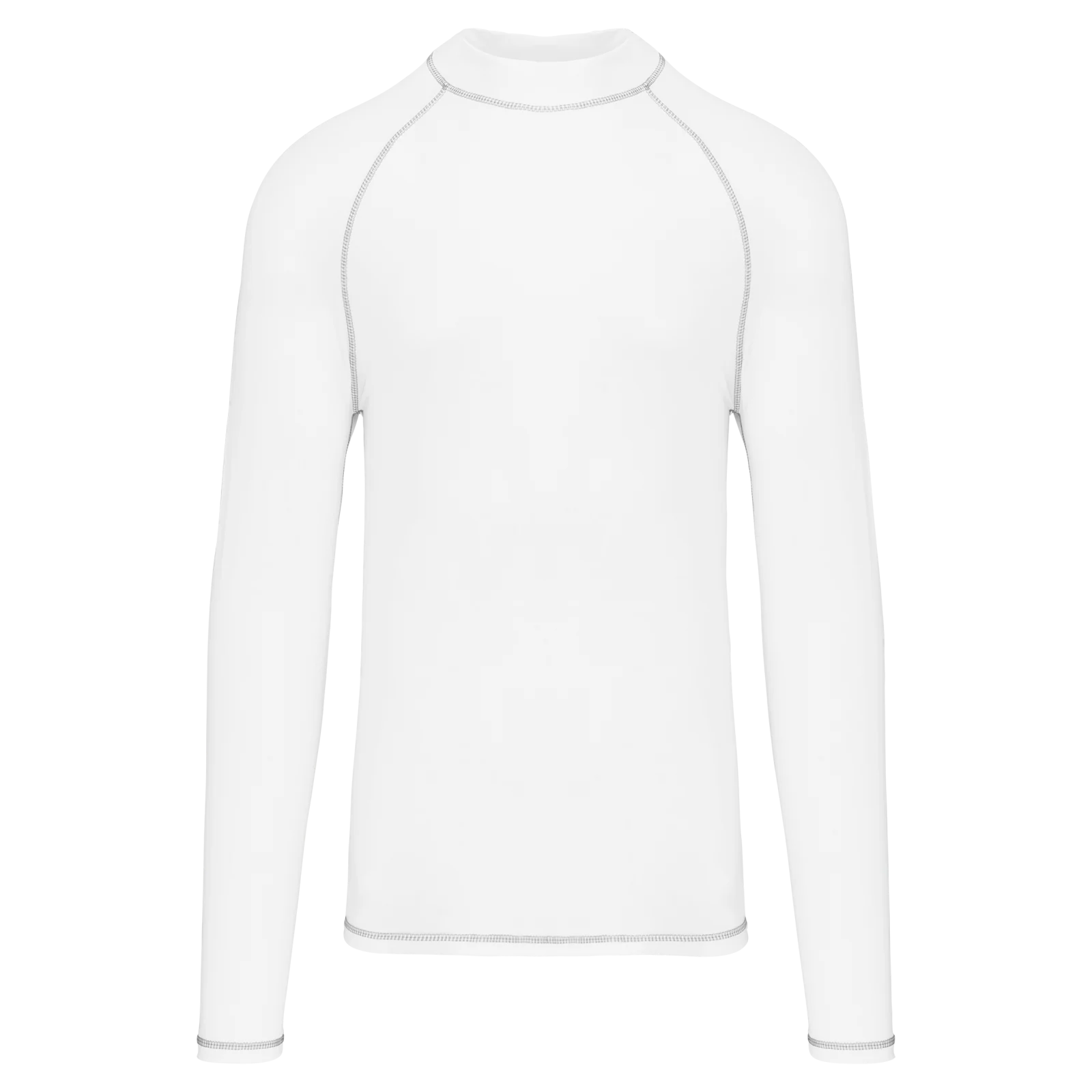 T-shirt technique à manches longues avec protection anti-UV unisexe PA4017 — White