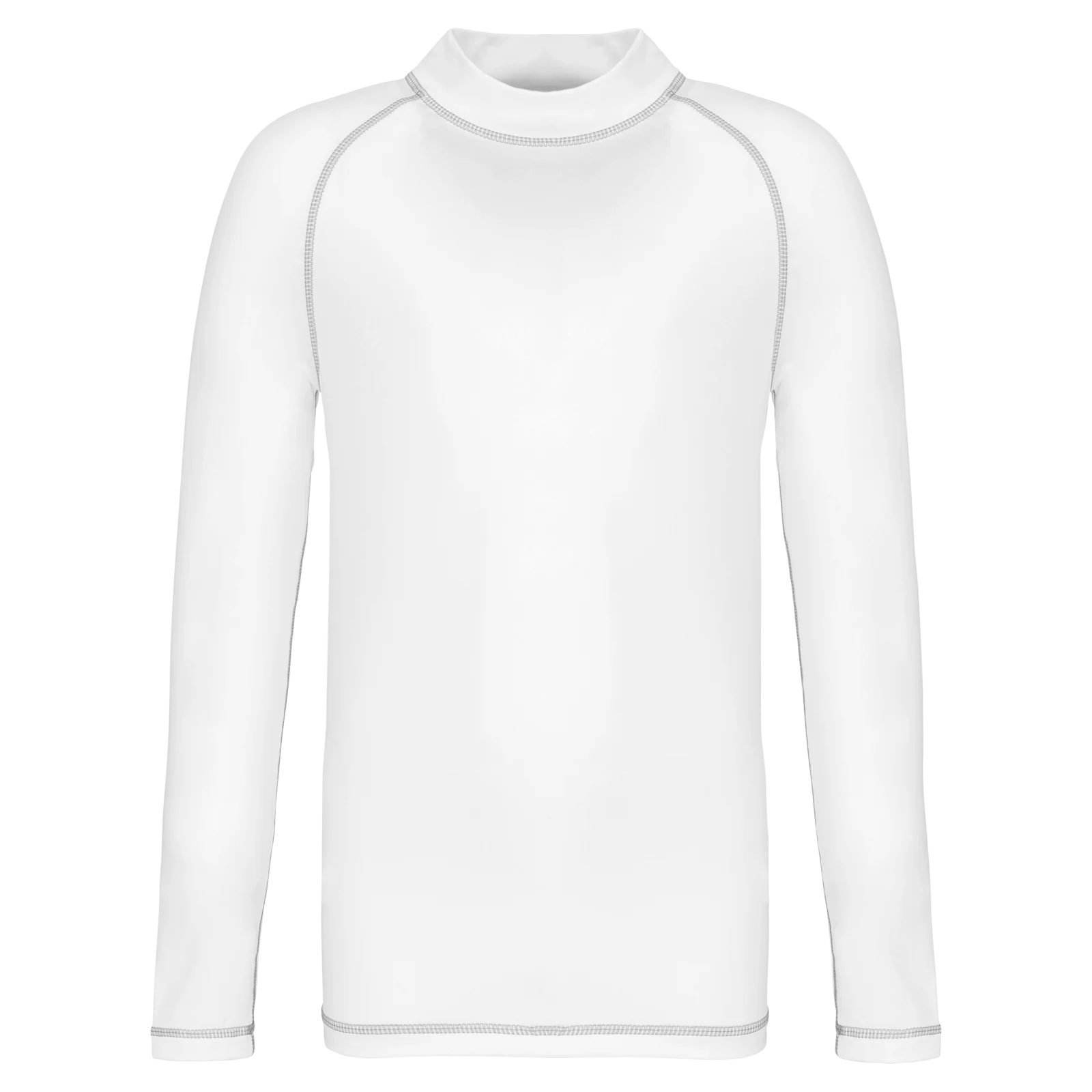 T-shirt technique à manches longues avec protection anti-UV enfant PA4018 — White