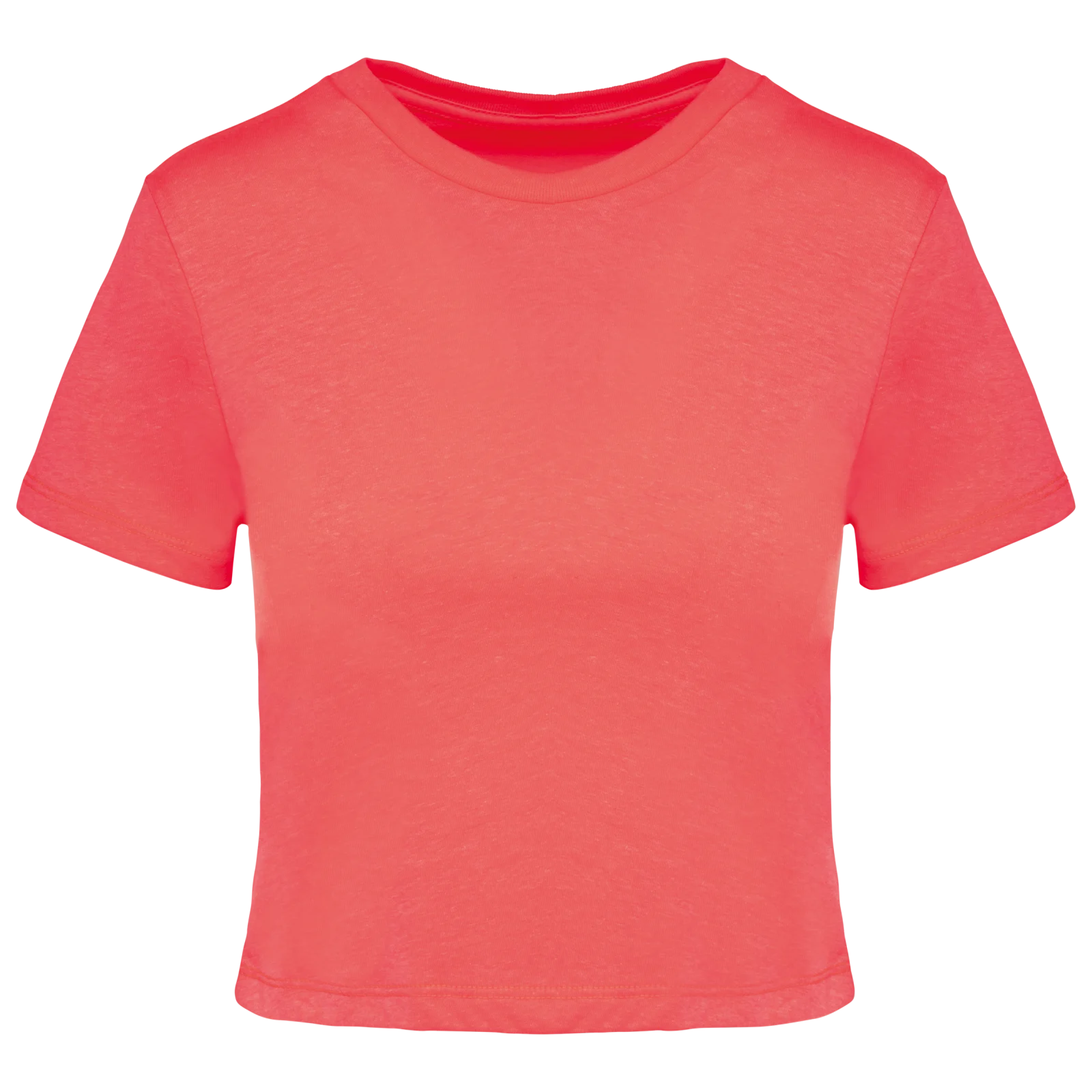 Crop top triblend femme PA4022 — Coral
