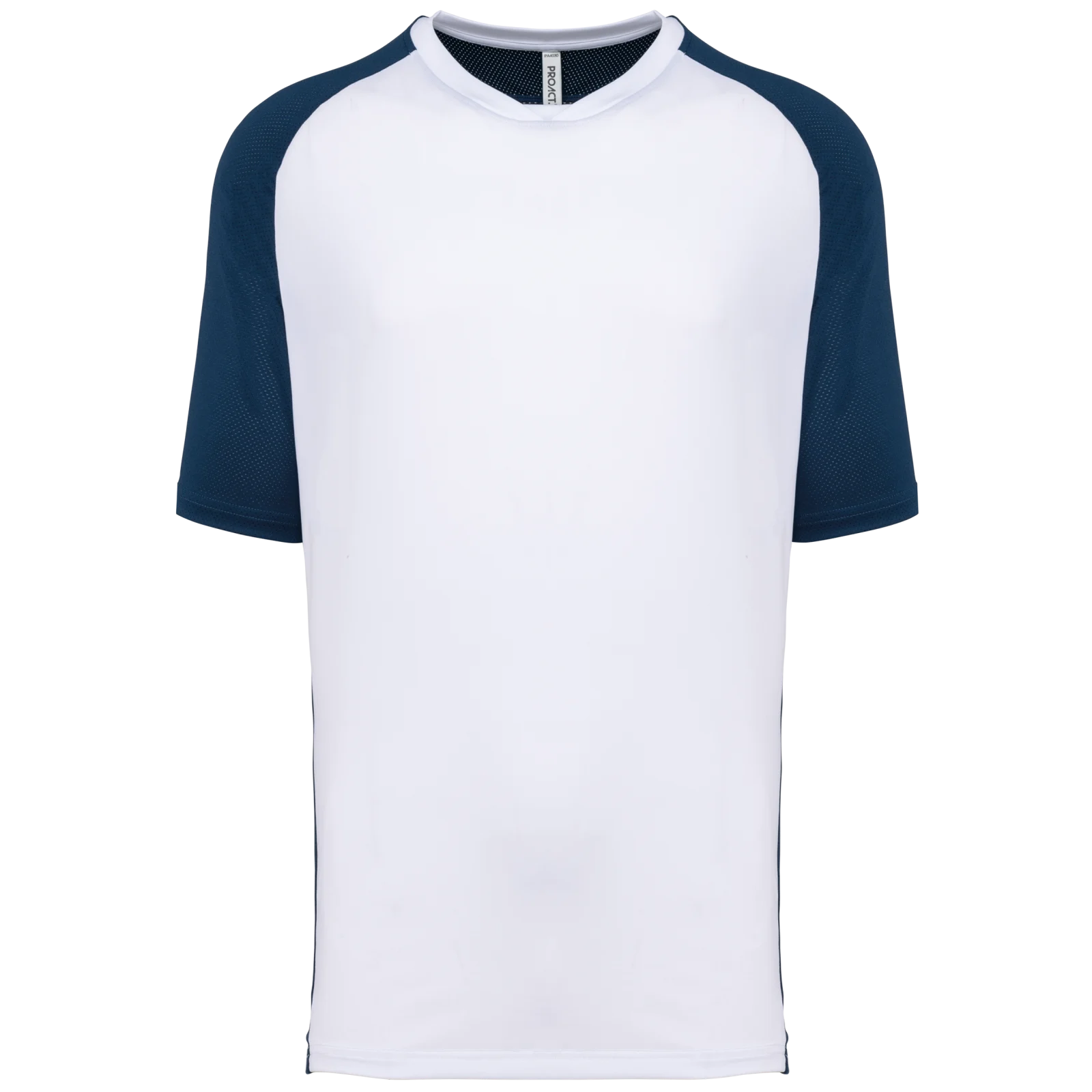 T-shirt de padel bicolore à manches raglan homme PA4030 — Sporty Navy / White