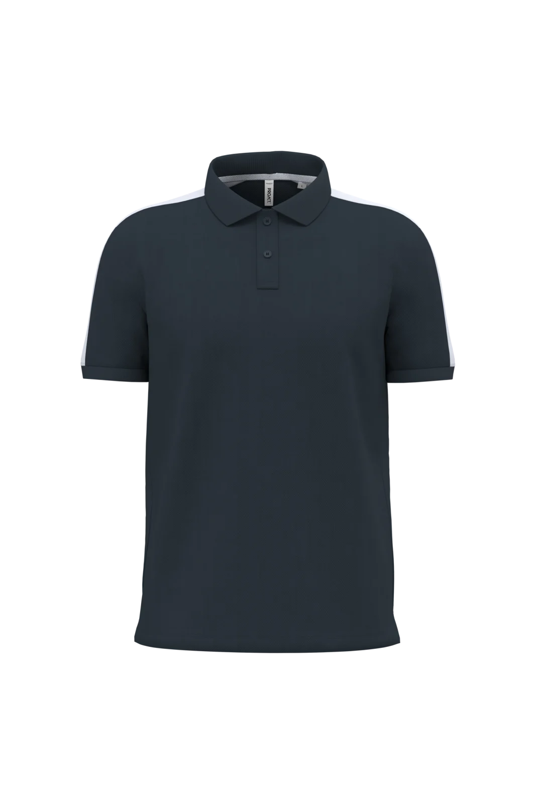 Polo teamwear bicolore unisexe PA4057 — Navy / White